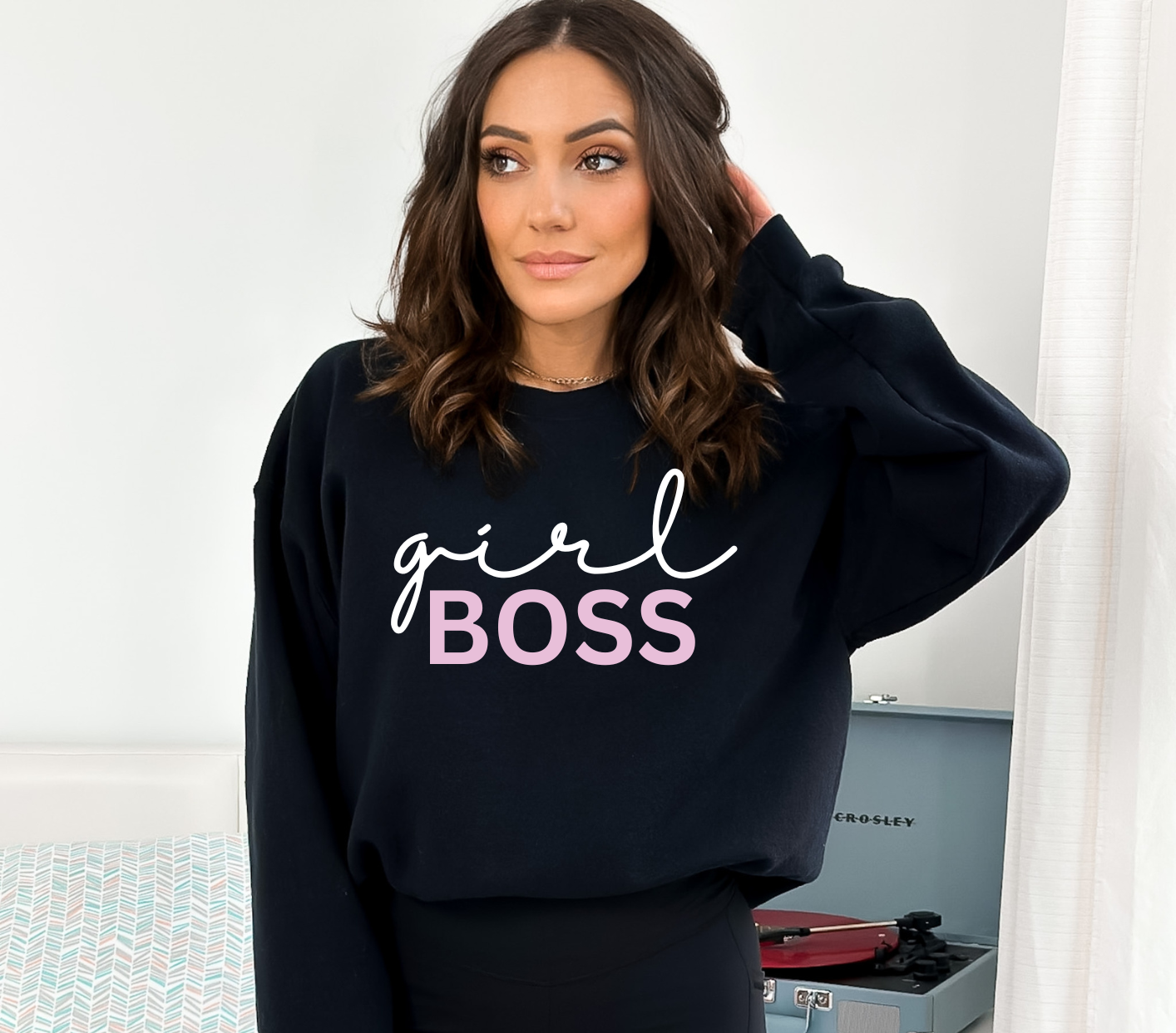 Girl Boss Sweatshirt Eliza Sara Co