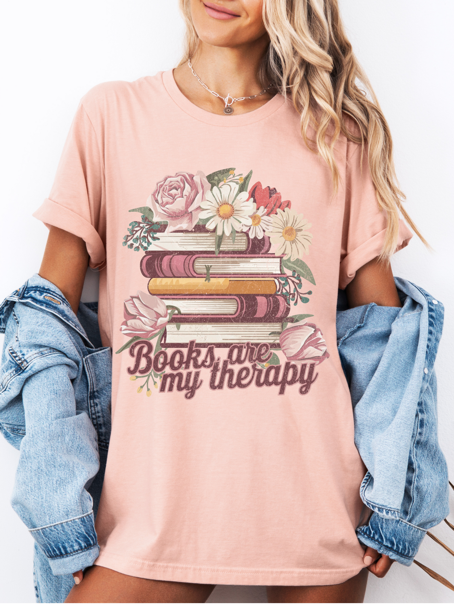 Books Are My Therapy T-Shirt