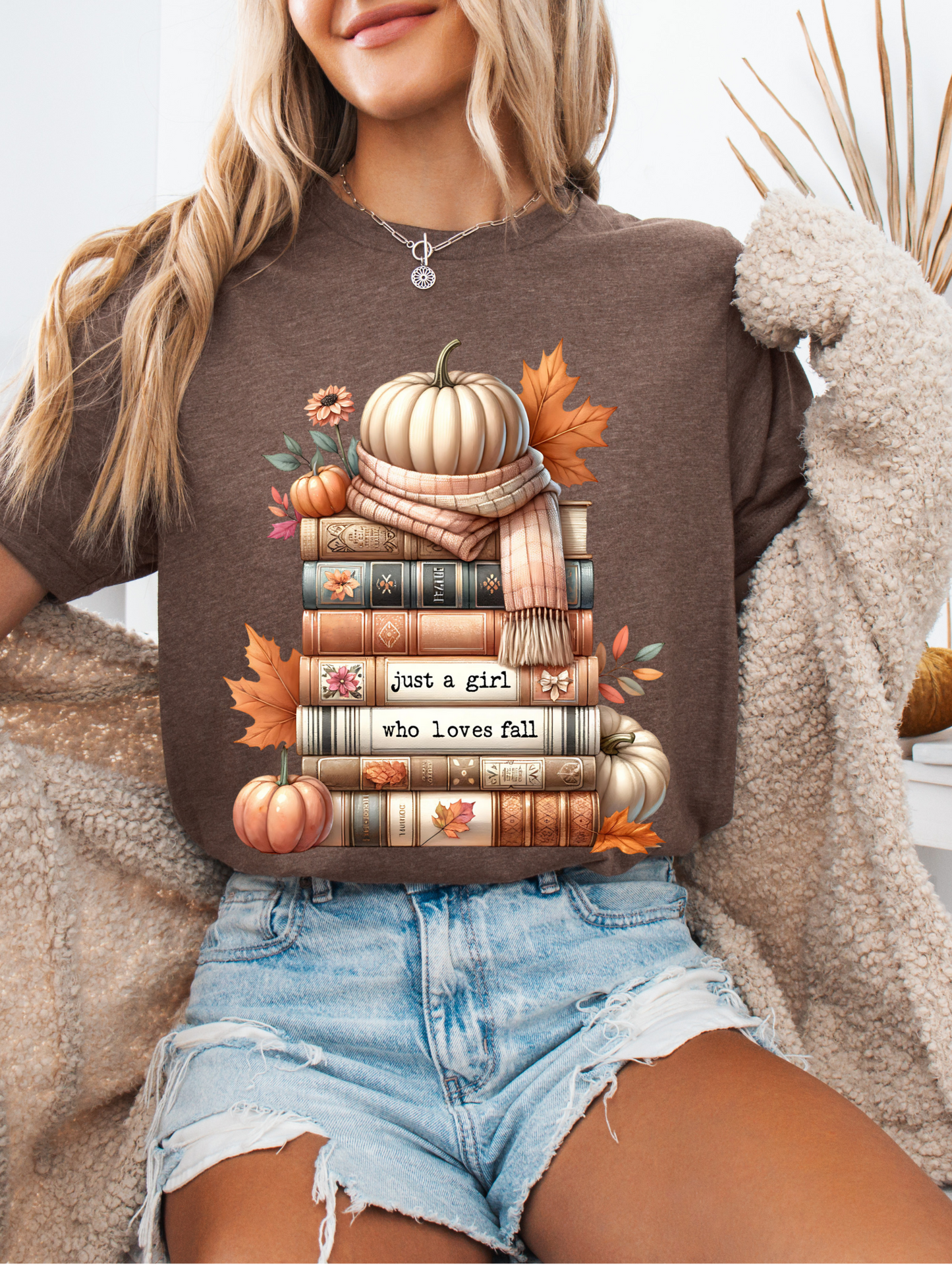 Just a Girl Who Loves Fall T-shirt