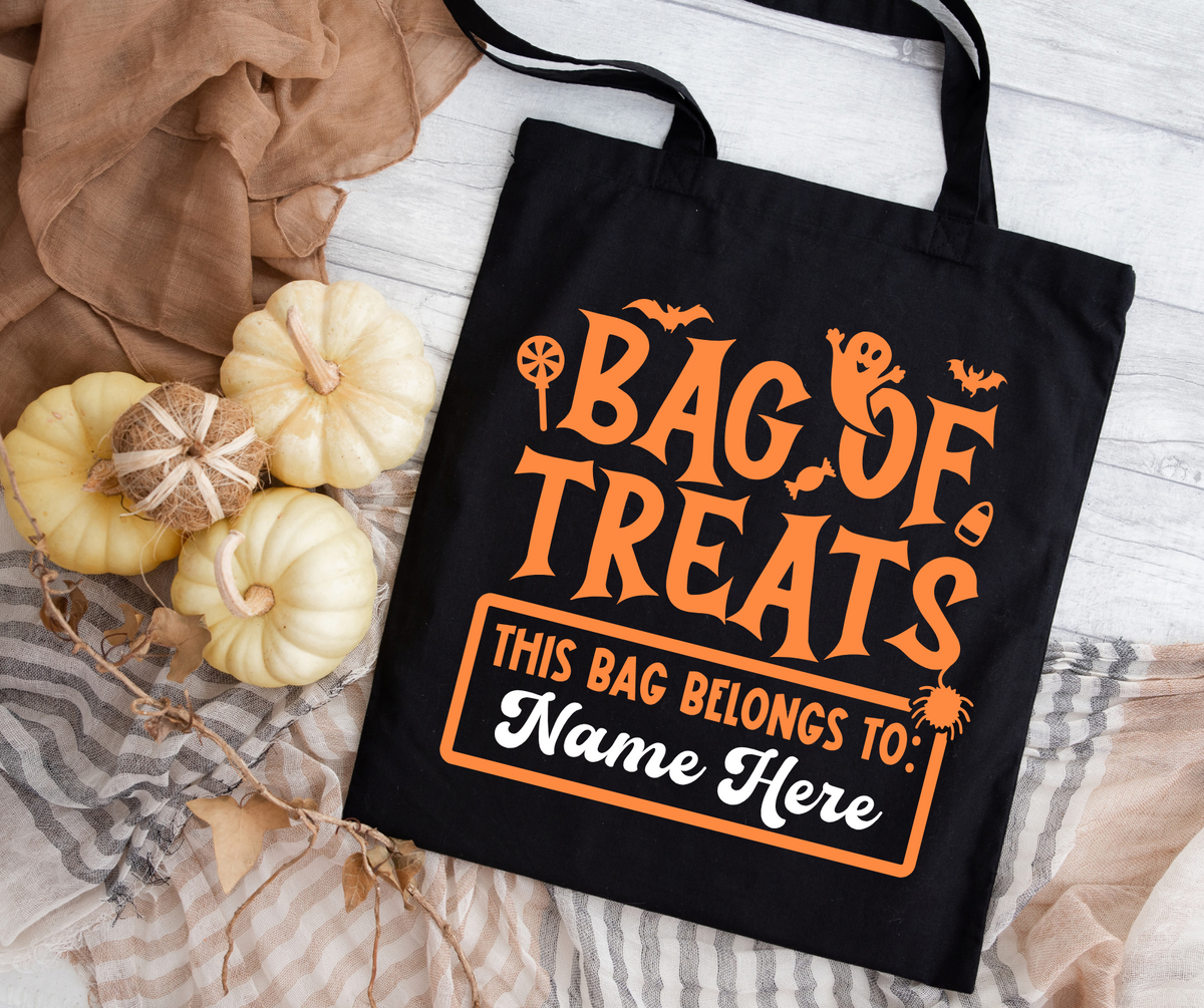 Personalized Halloween Candy Bag