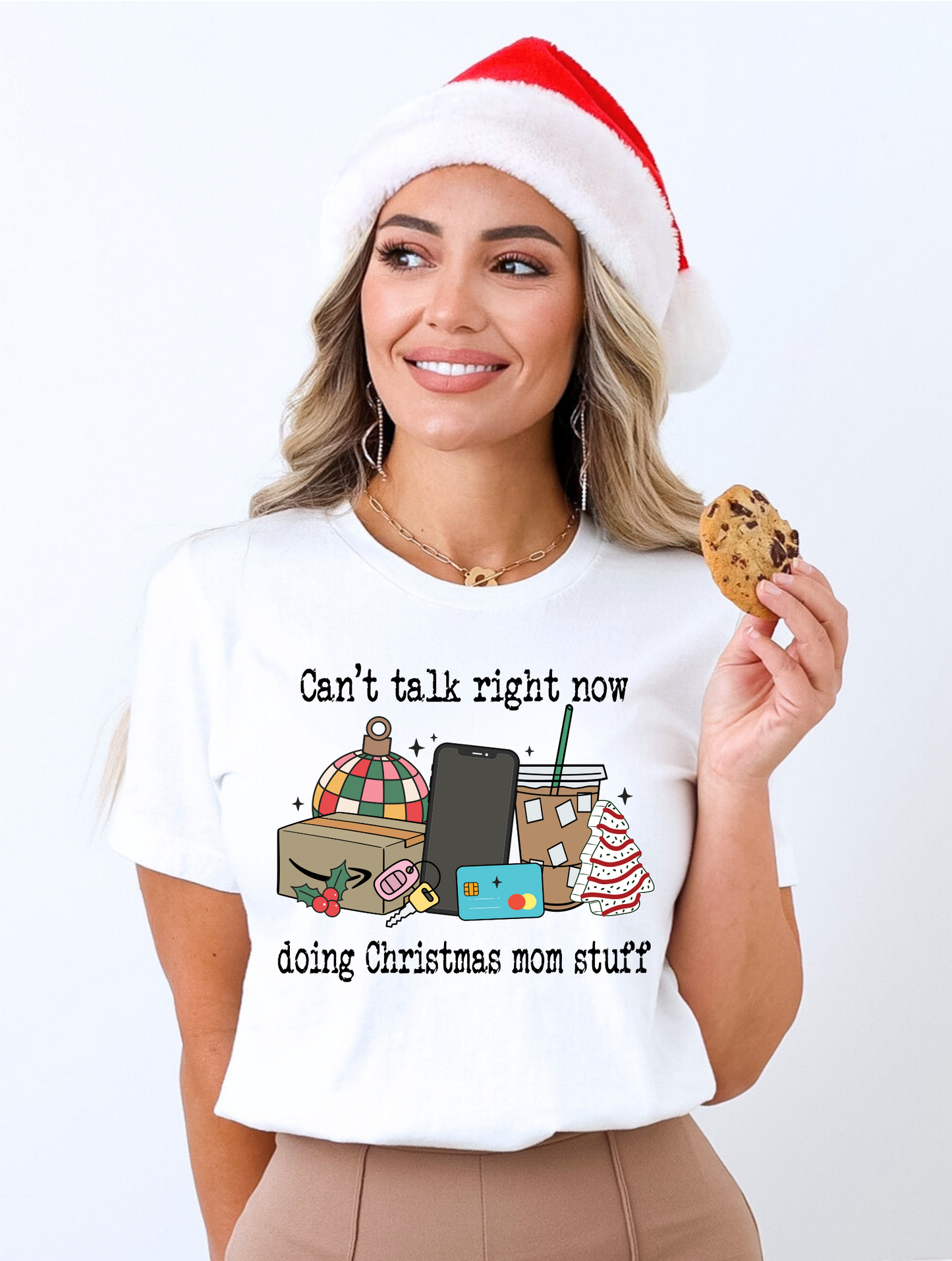 Can't Talk Doing Christmas Mom Stuff T-Shirt