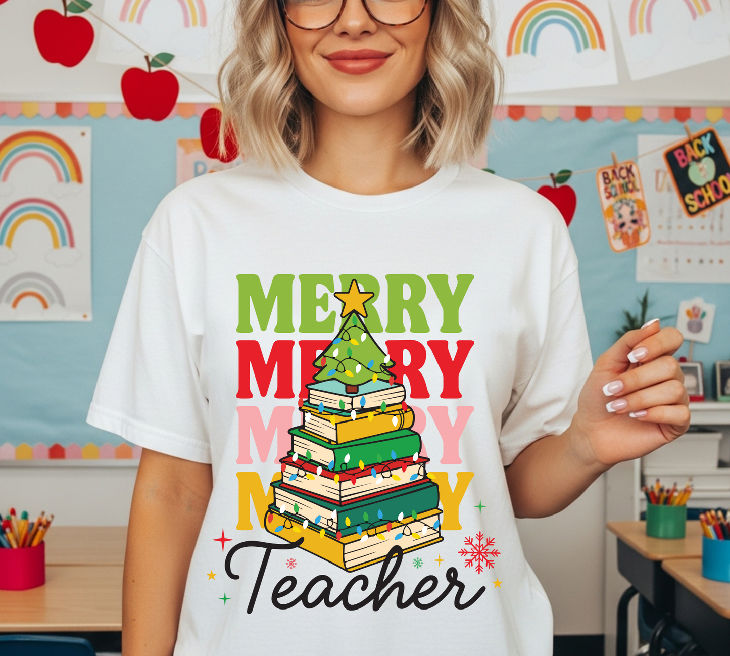 Merry Teacher T-Shirt