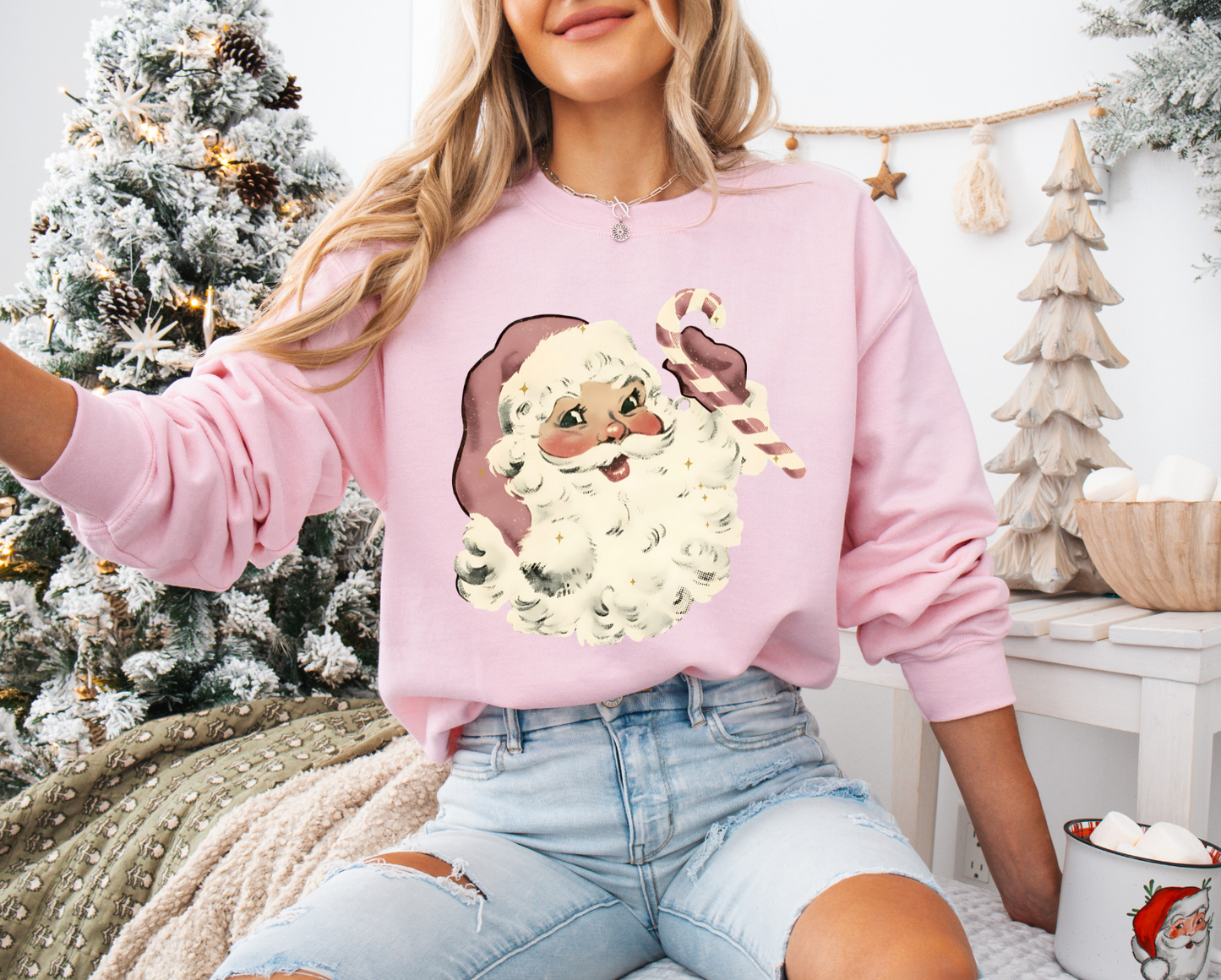 Vintage Santa Sweatshirt