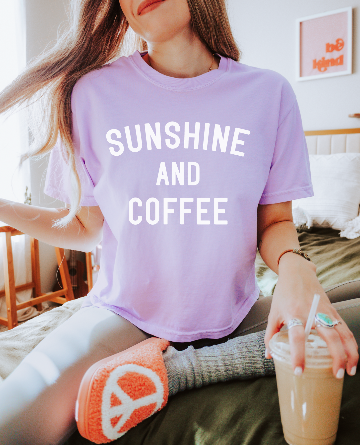 Sunshine and Coffee Crop Top