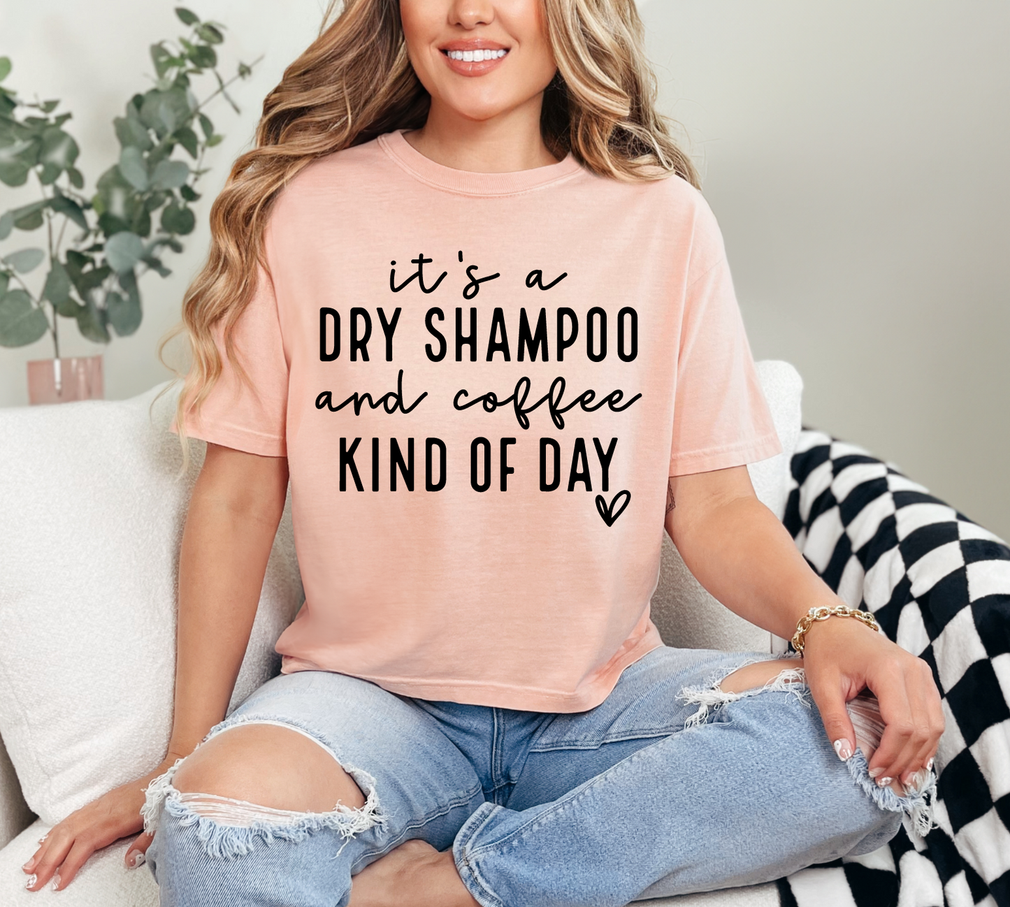 Dry Shampoo and Coffee Crop Top