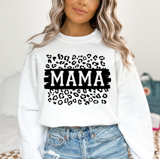 MAMA Leopard Sweatshirt