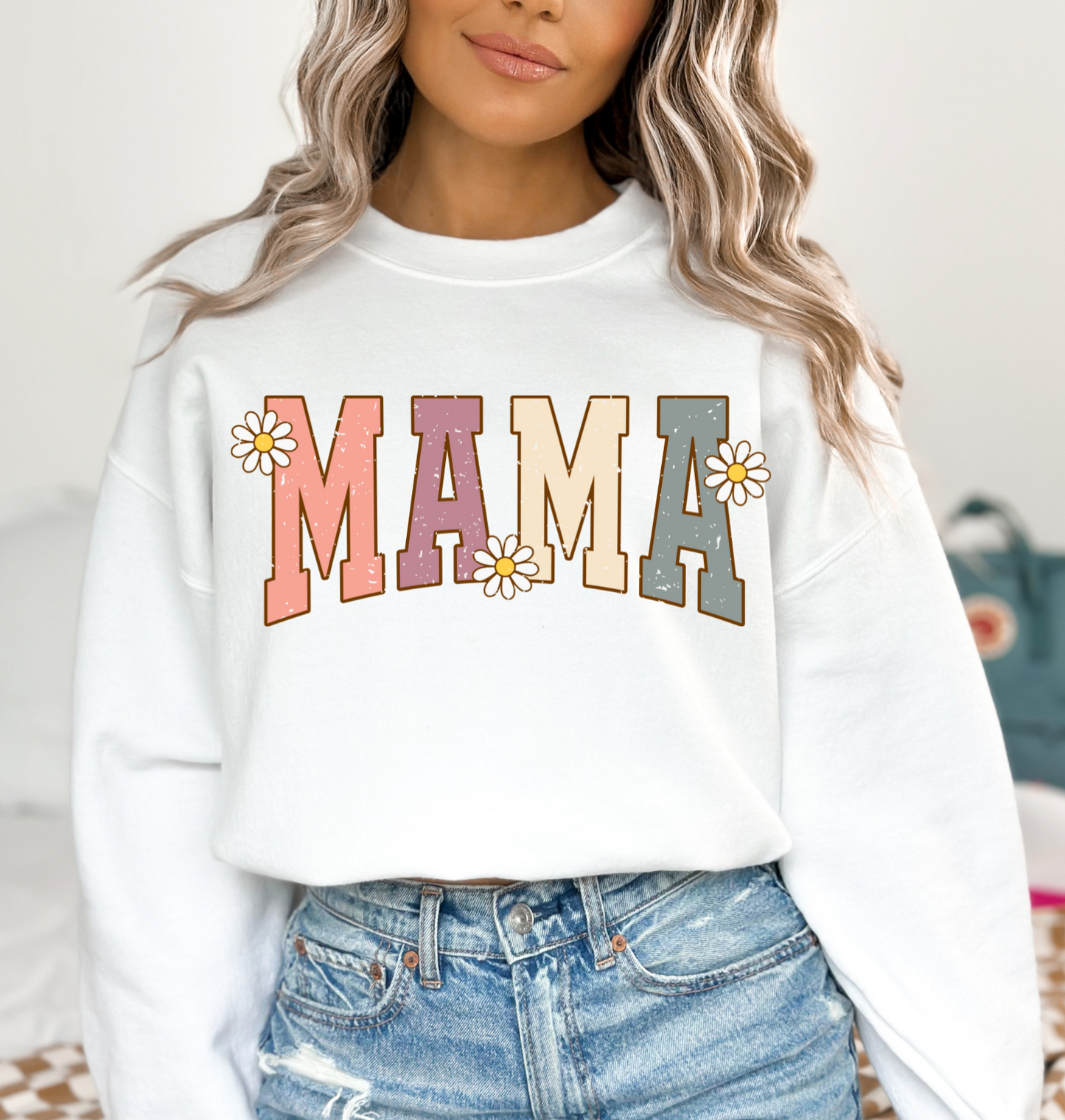 MAMA Flower Sweatshirt