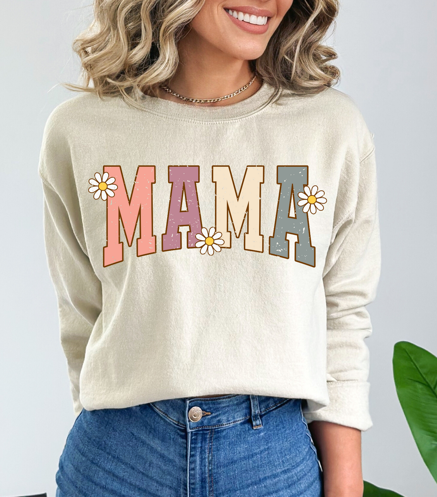 MAMA Flower Sweatshirt