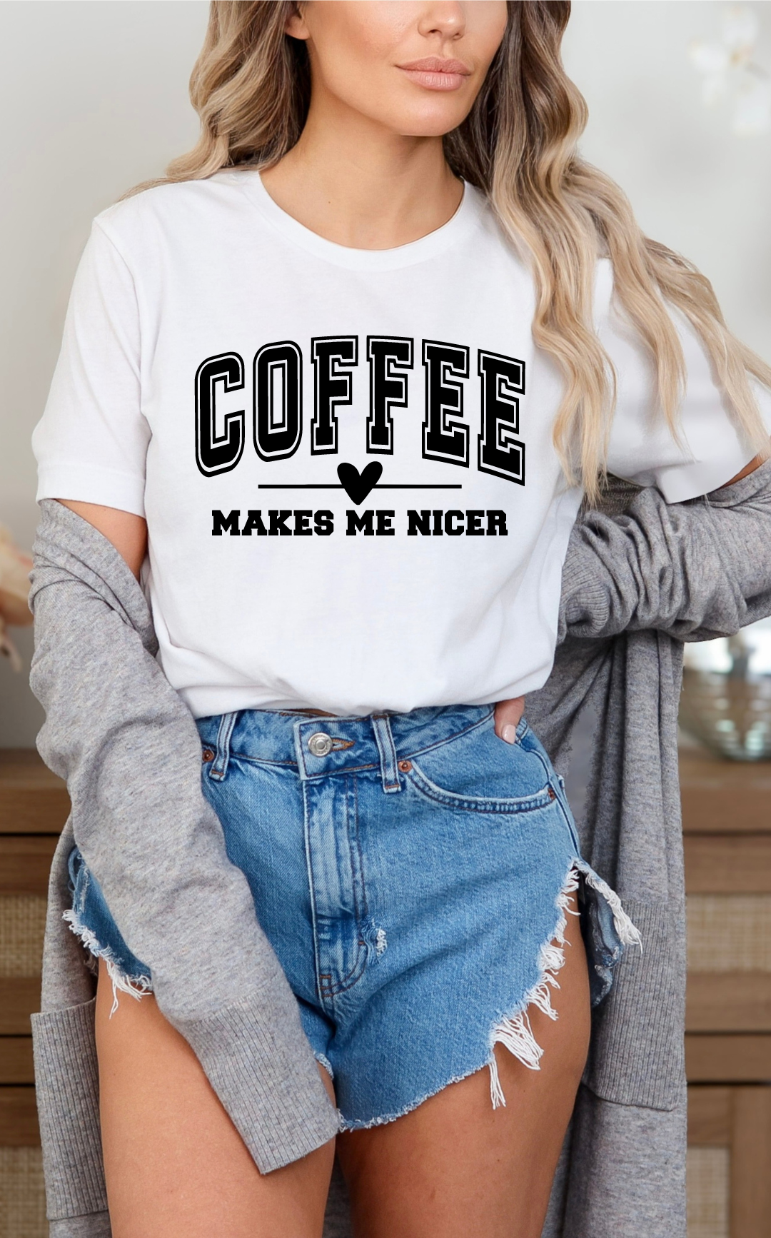 Coffee Makes Me Nicer T-Shirt