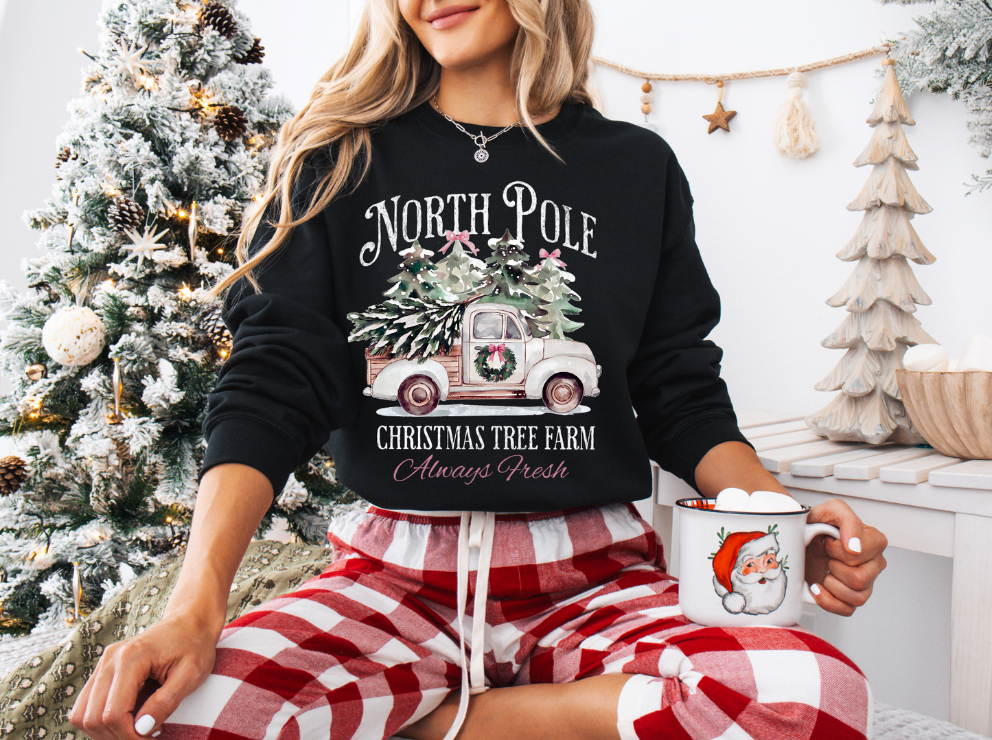 North Pole Tree Farm Sweatshirt