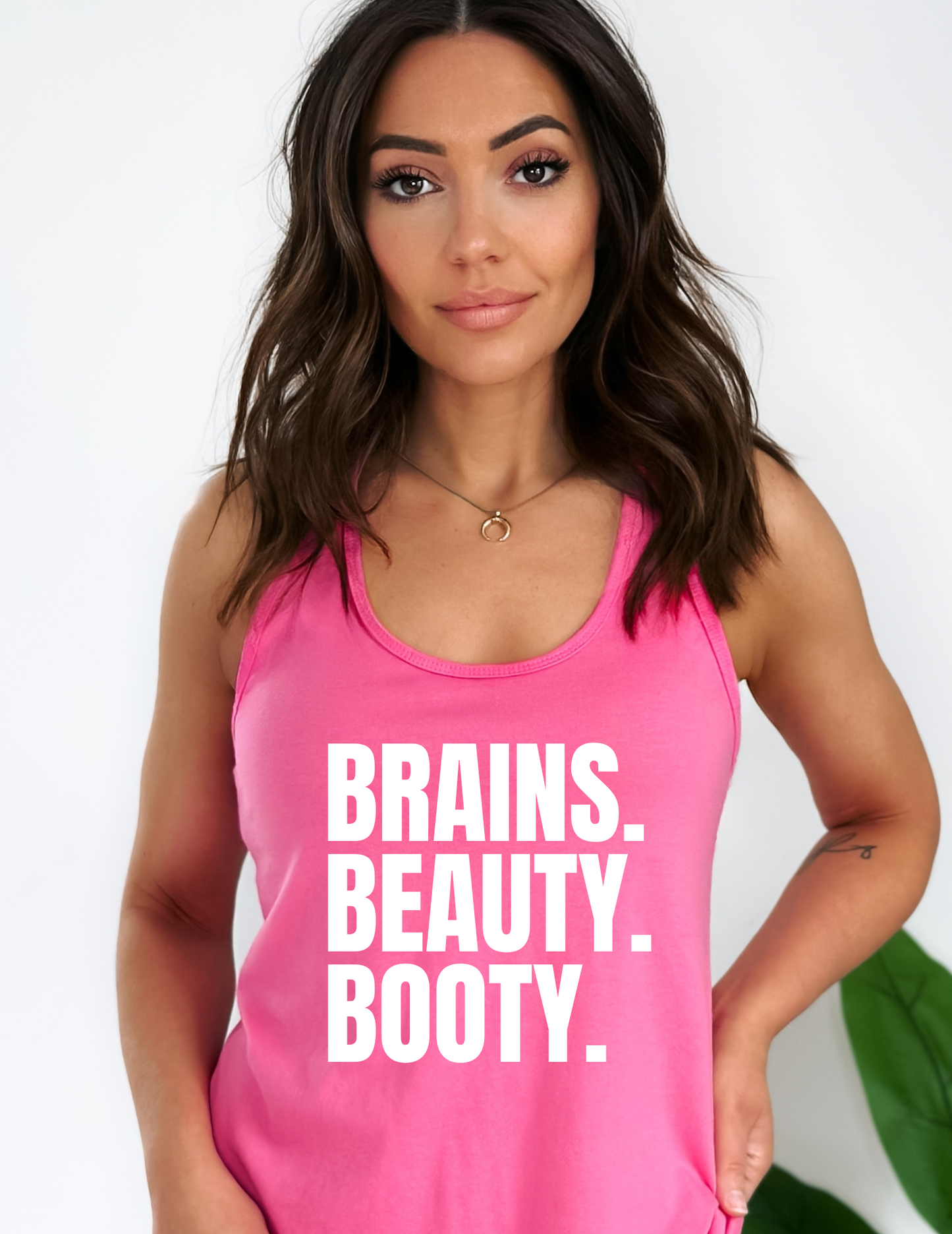 Brains Beauty Booty Tank Top