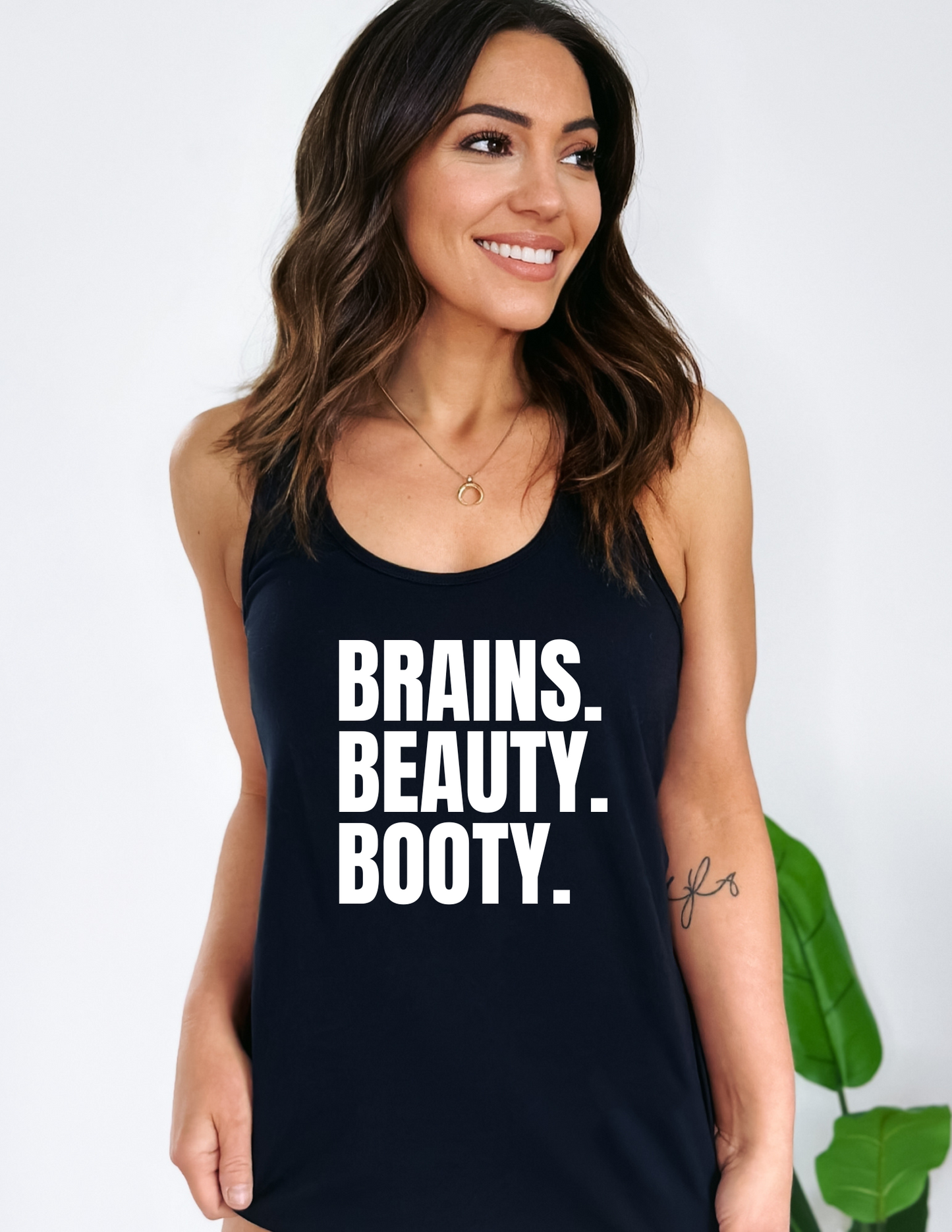 Brains Beauty Booty Tank Top