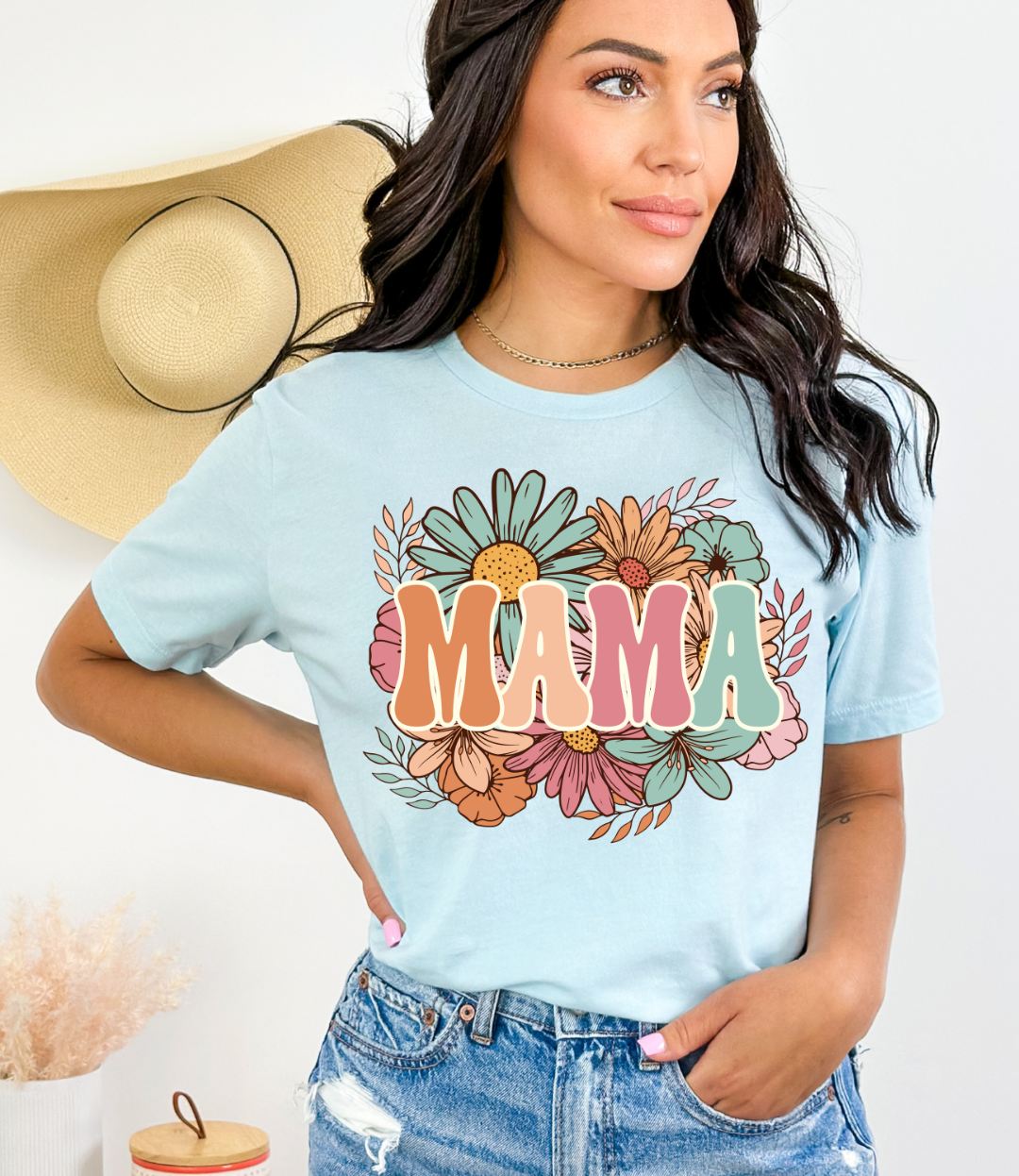 Floral MAMA T-Shirt