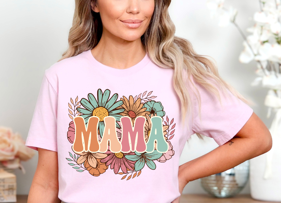 Floral MAMA T-Shirt