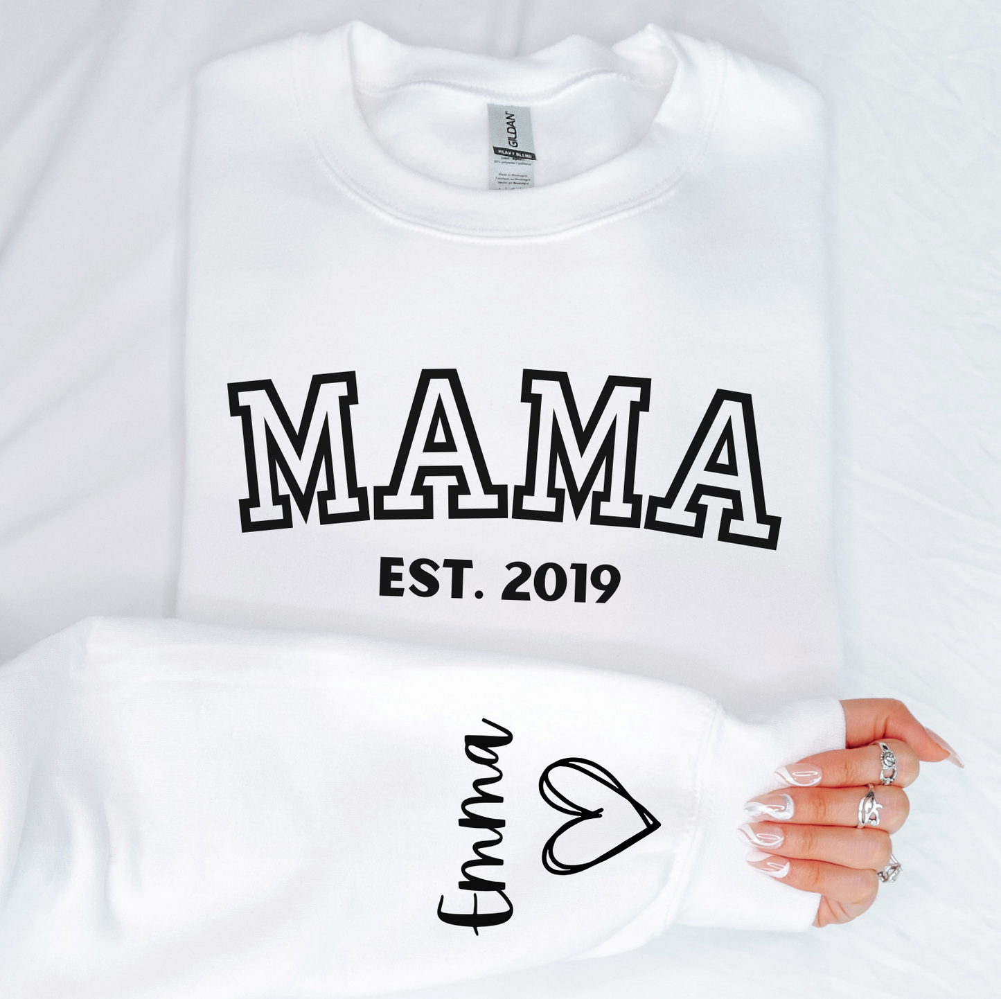 MAMA Varsity Personalized Sweatshirt