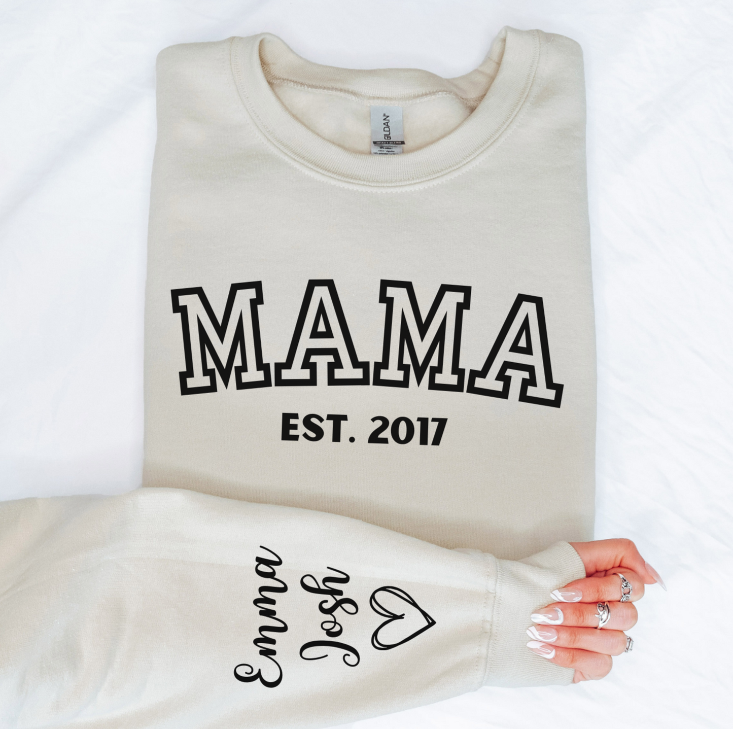 MAMA Varsity Personalized Sweatshirt