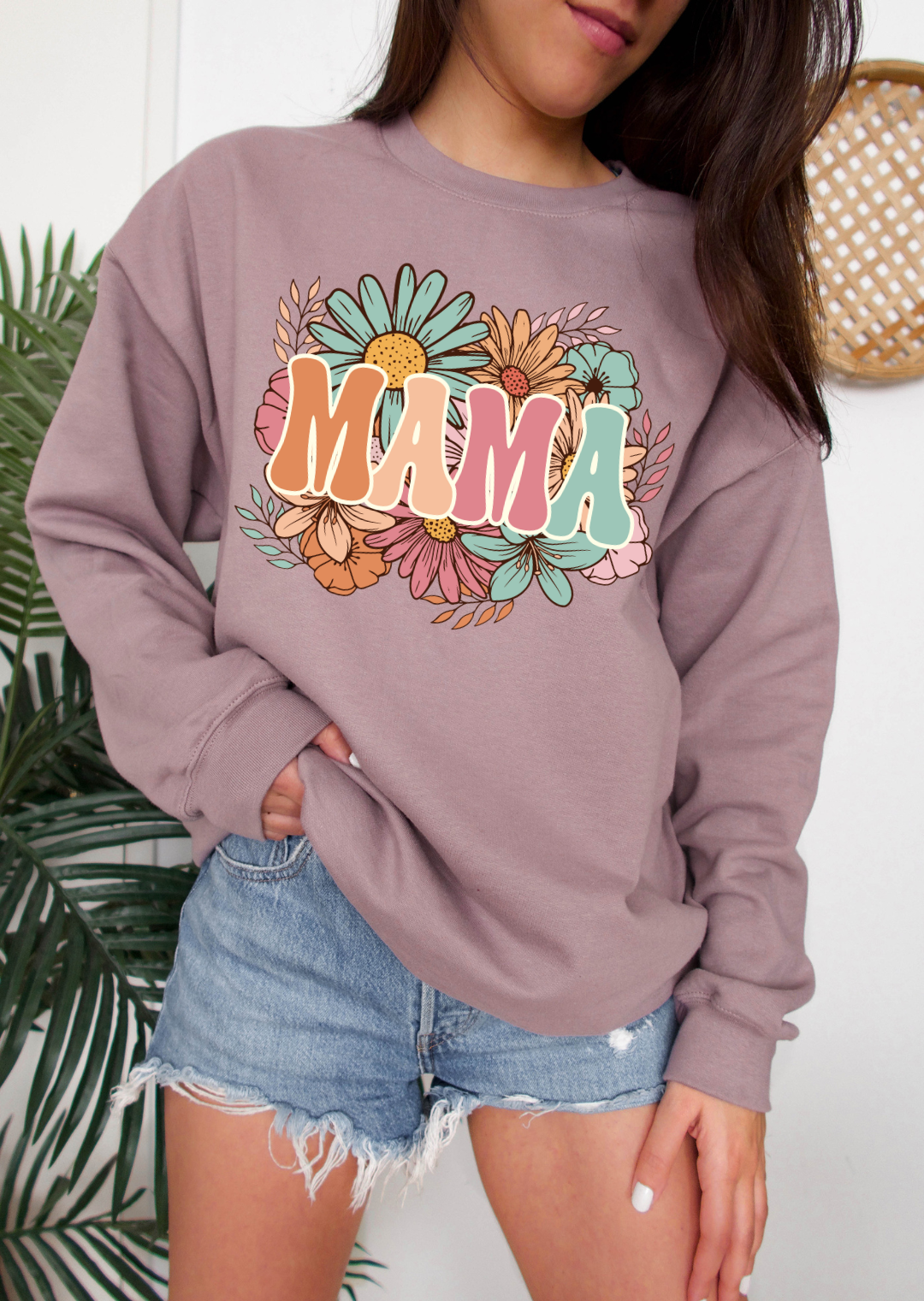 Floral MAMA Sweatshirt