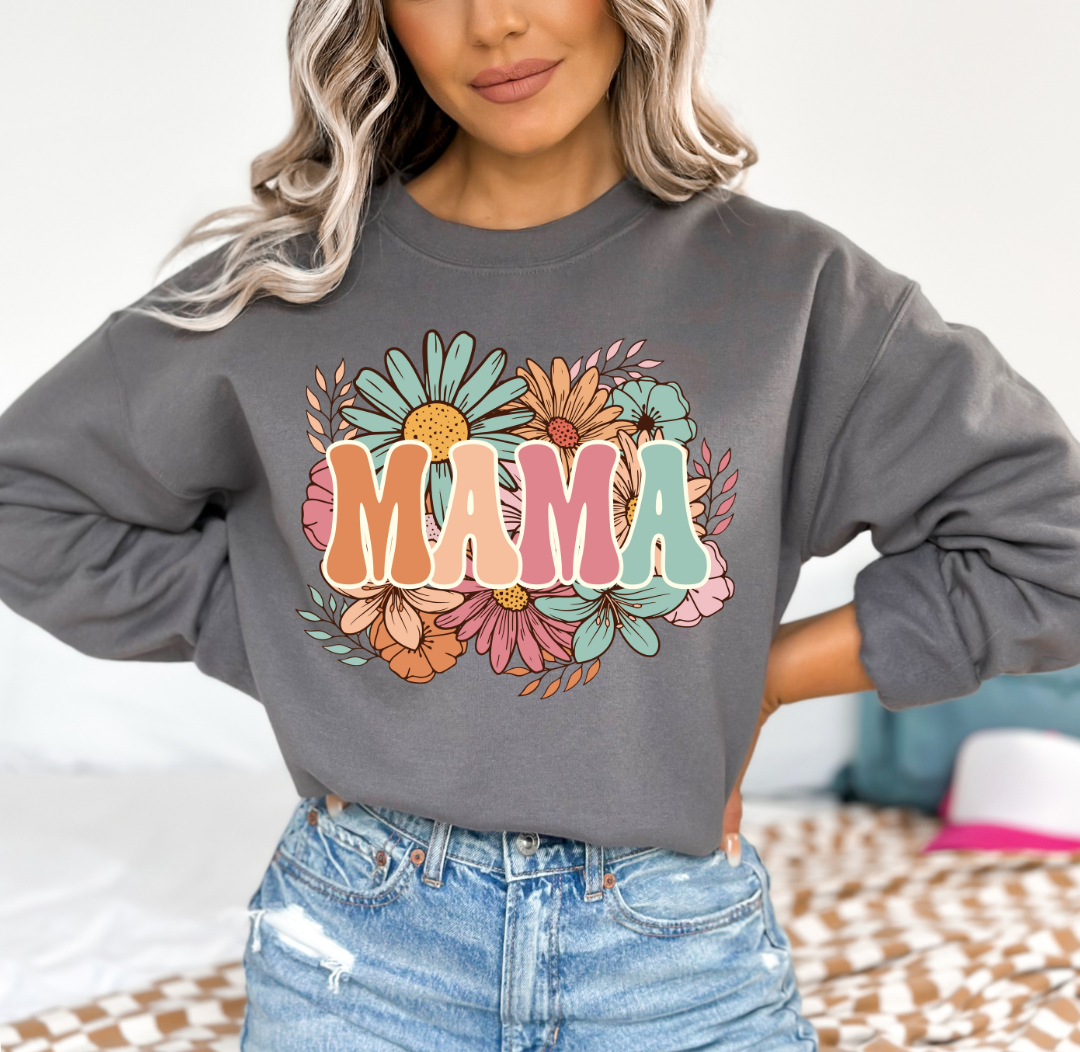 Floral MAMA Sweatshirt