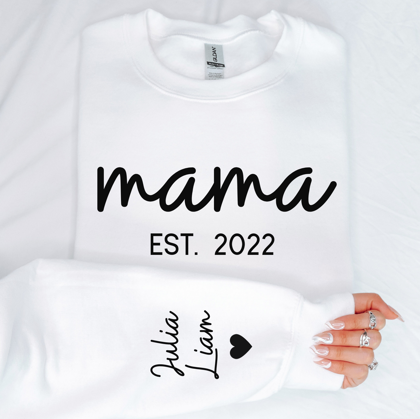 MAMA Cursive Personalized Sweatshirt