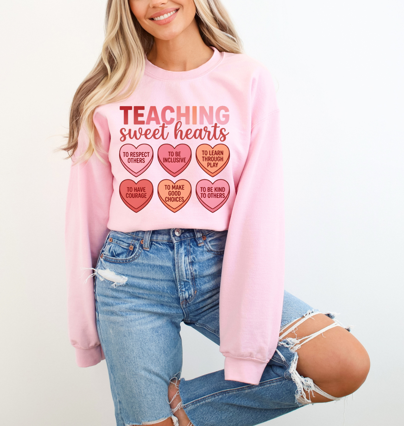 Teaching Sweet Hearts Sweatshirt