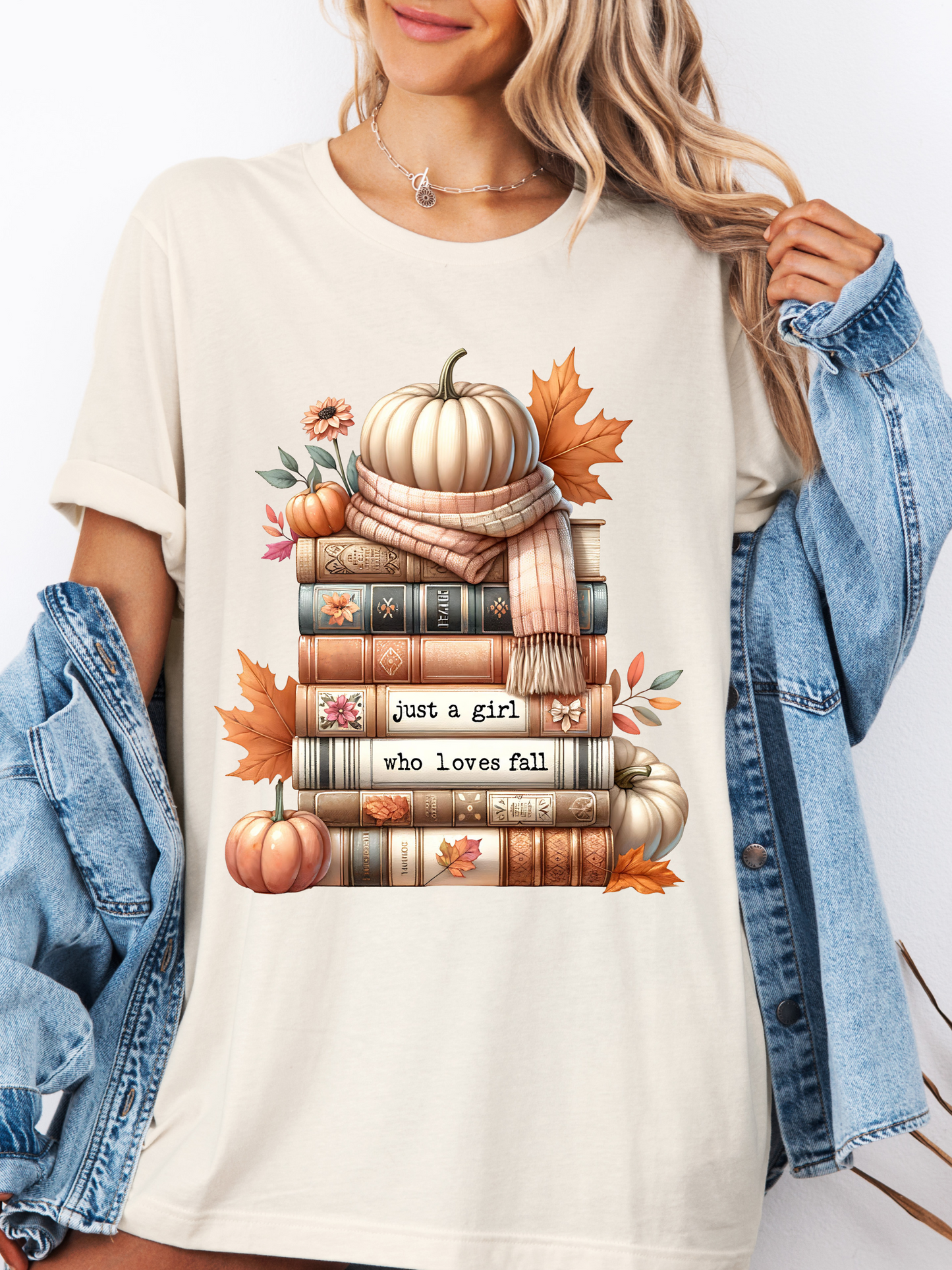 Just a Girl Who Loves Fall T-shirt