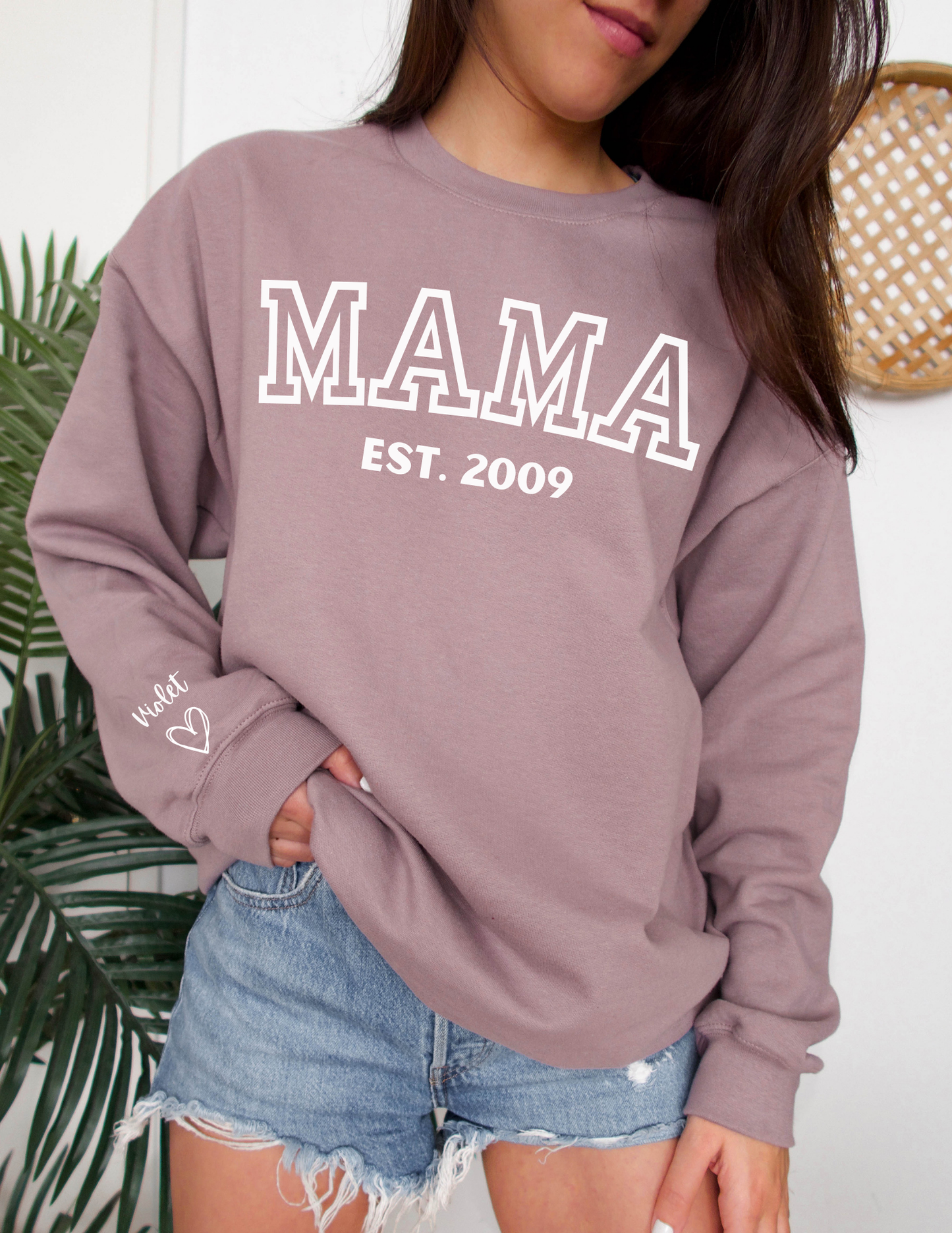 MAMA Varsity Personalized Sweatshirt