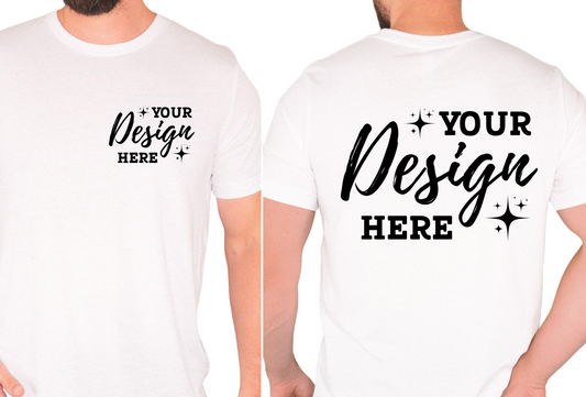 Custom T-Shirt Front and Back