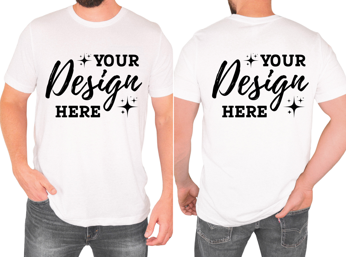 Custom Adult T-Shirt Front and Back Design