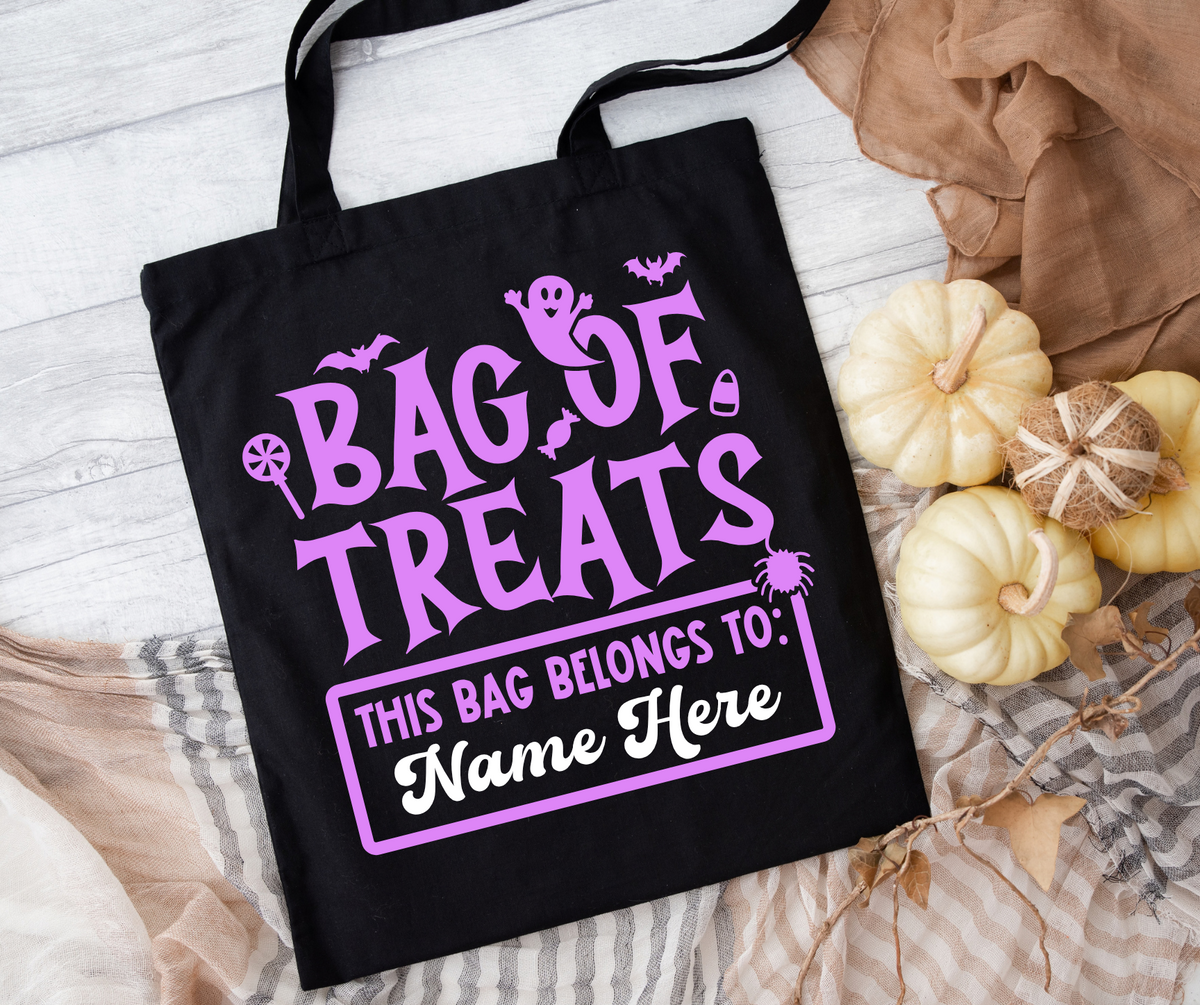 Personalized Halloween Candy Bag