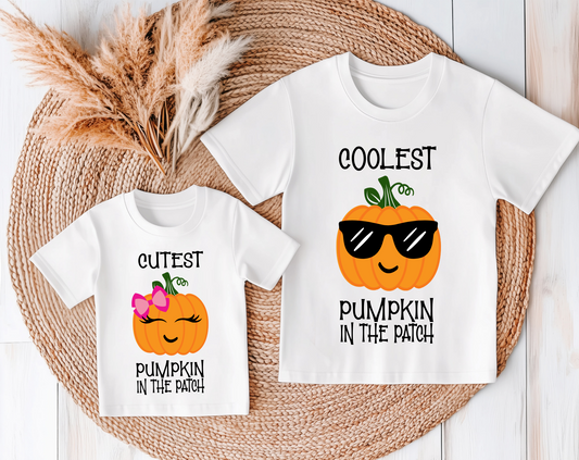 Cutest Coolest Pumpkin in the Patch T-Shirts