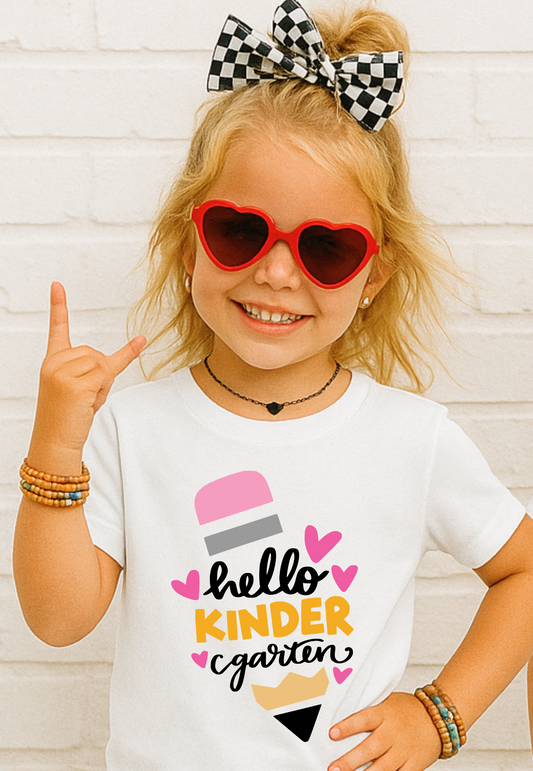 Hello Grade Level Pencil T-Shirt