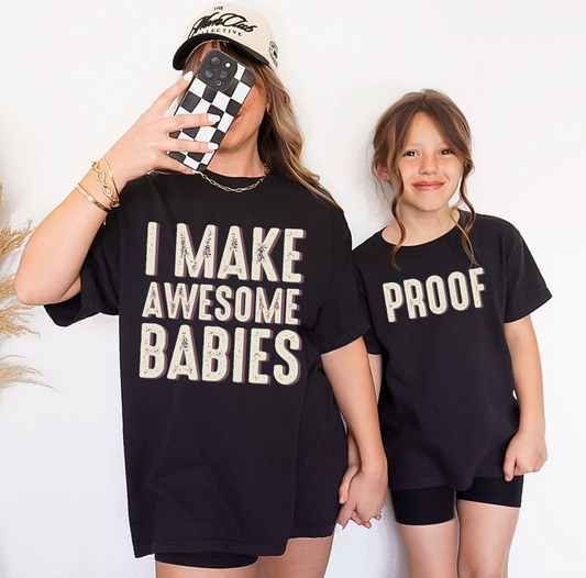 Awesome Babies Matching T-Shirts