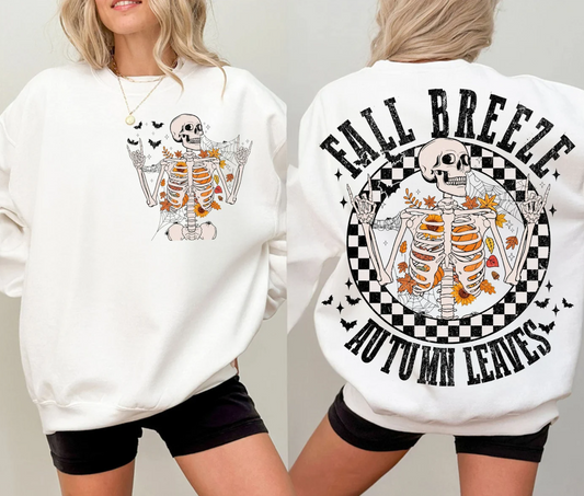 Fall Breeze Autumn Leaves Sweatshirt